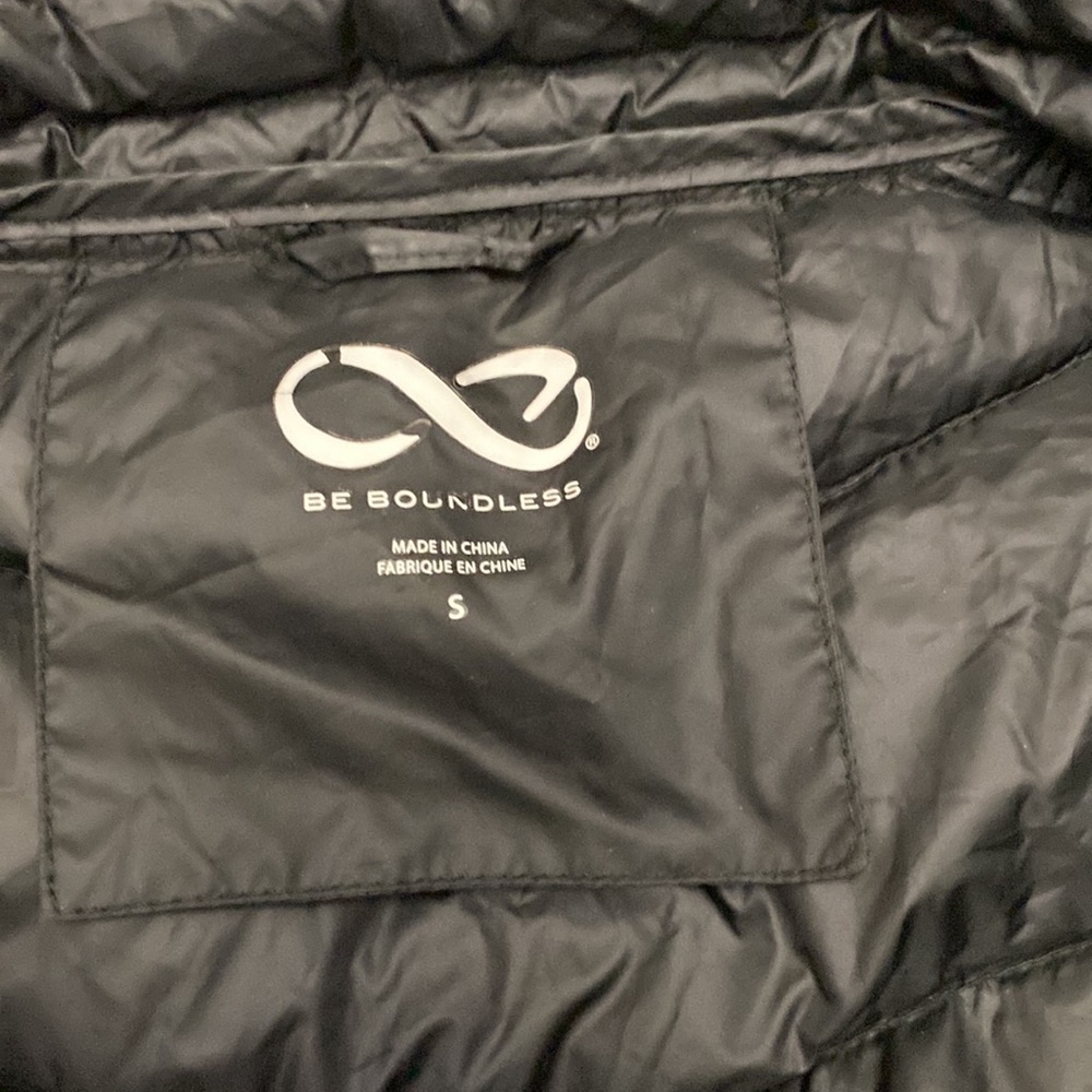 Be Boundless Bomber Puffer Vest  Black size small - Picture 6 of 11